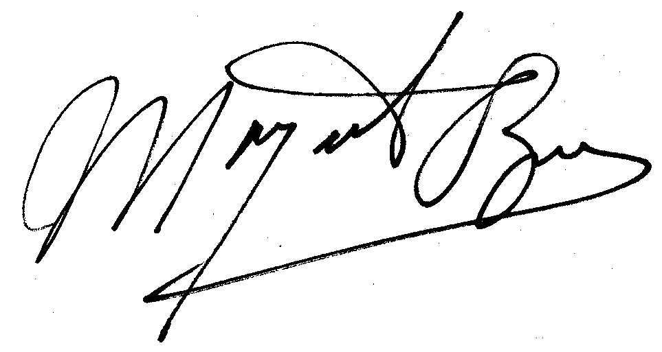 Margaret O'Brien autograph facsimile