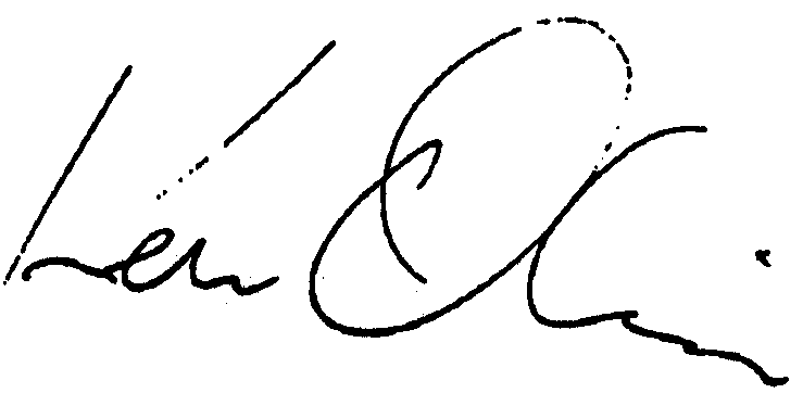 Ken Olin autograph facsimile