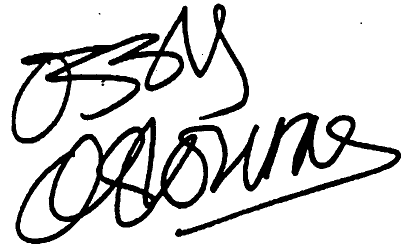 Ozzy Osborne autograph facsimile