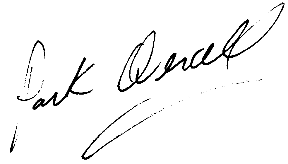 Park Overall autograph facsimile