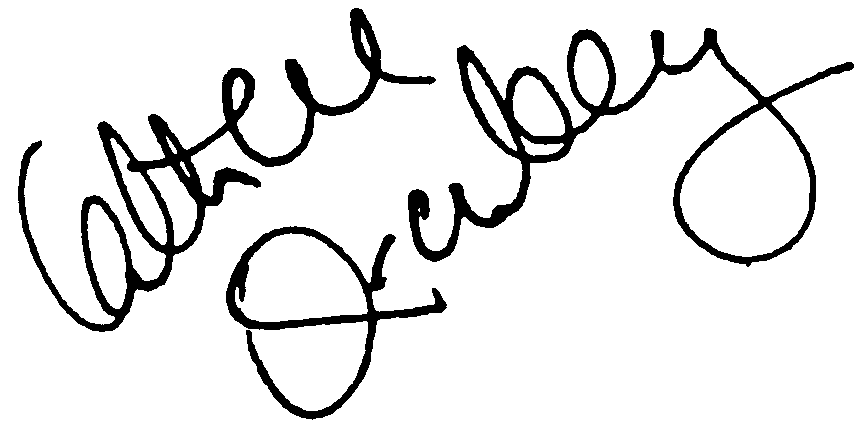 Catherine Oxenberg autograph facsimile