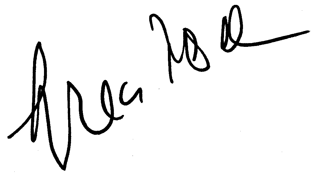 Gregory Peck autograph facsimile