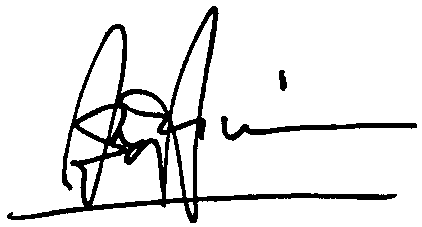 Anthony Perkins autograph facsimile