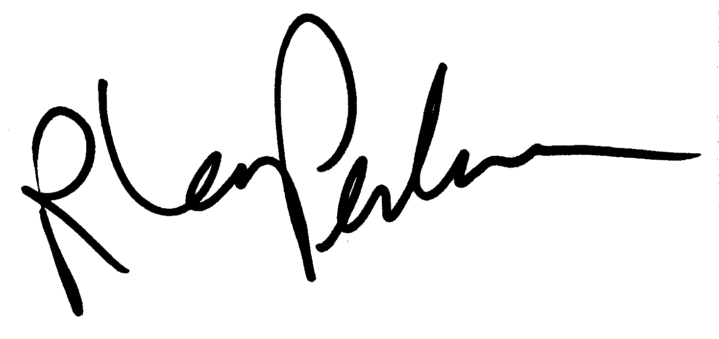 Rhea Perlman autograph facsimile