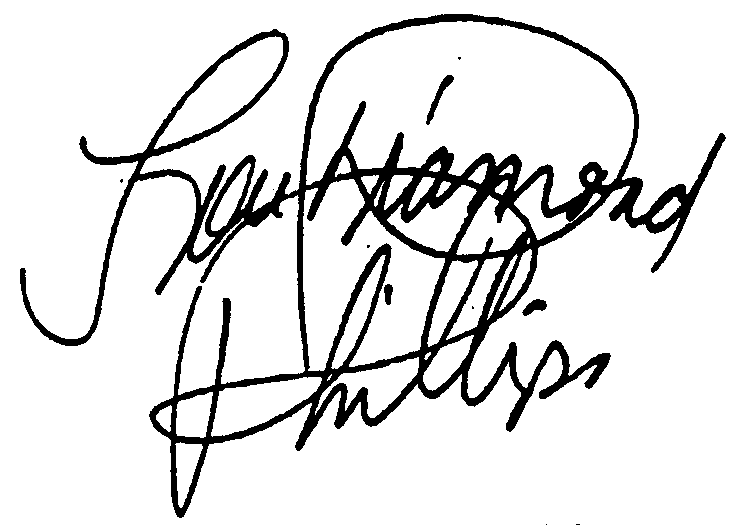 Lou Diamond Phillips autograph facsimile