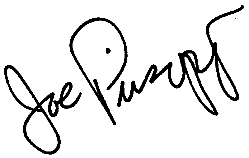 Joe Piscapo autograph facsimile