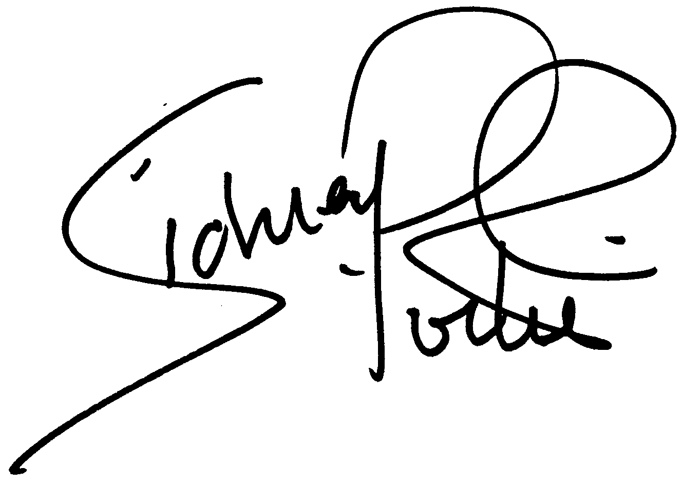 Sidney Poitier autograph facsimile