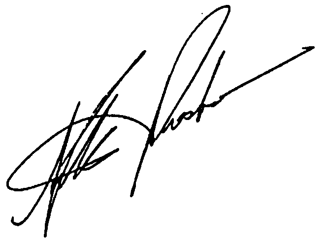 Kelly Preston autograph facsimile