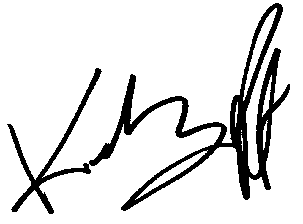 Kelly Preston autograph facsimile