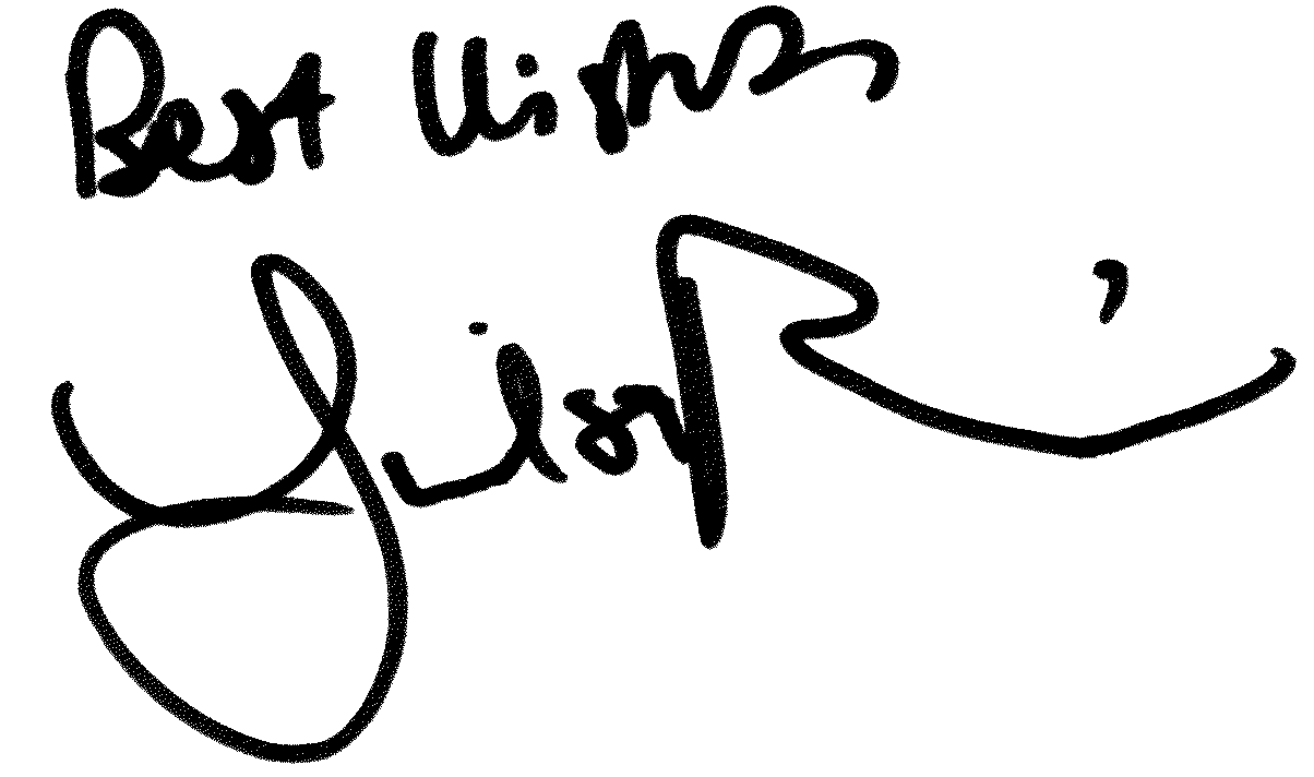Lindsay Price autograph facsimile