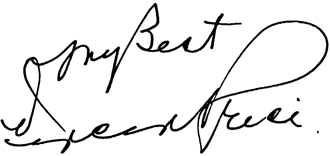 Vincent Price autograph facsimile