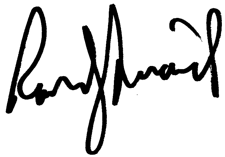 Randy Quaid autograph facsimile
