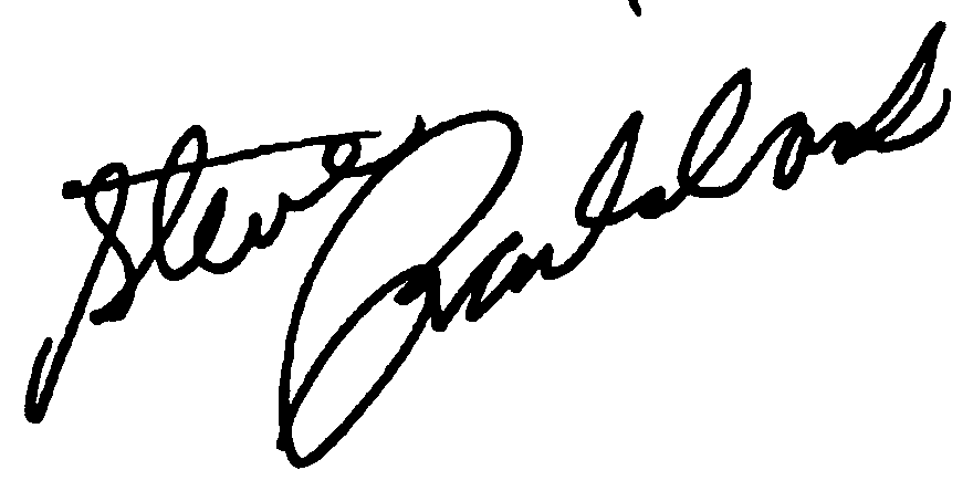 Steve Railsback autograph facsimile