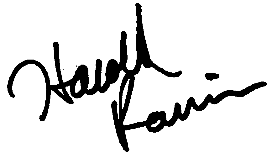 Harold Ramis autograph facsimile