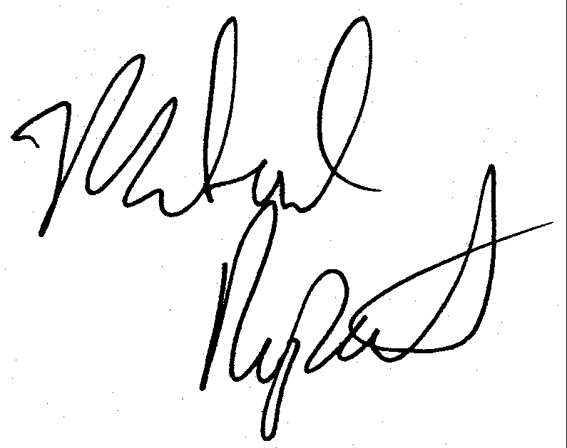 Michael Rappaport autograph facsimile