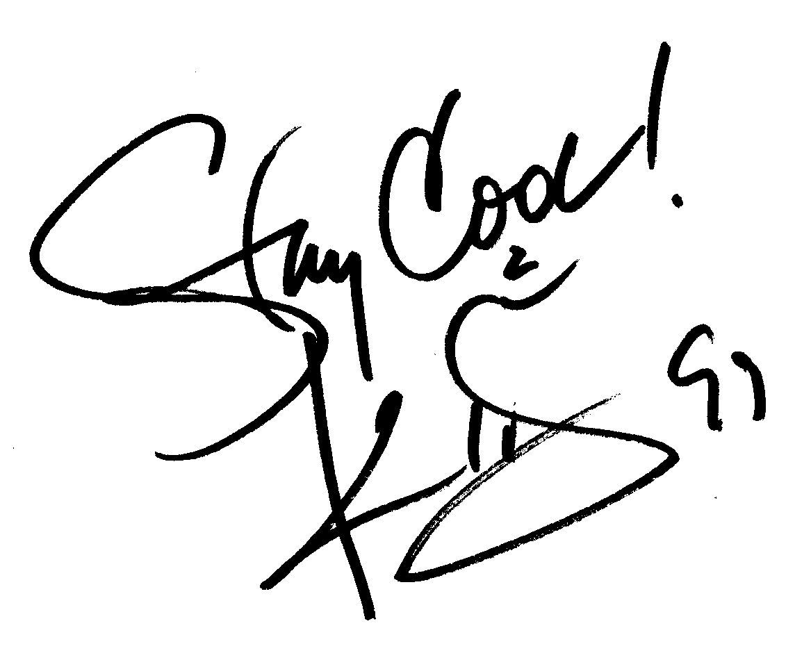 Kris Reid autograph facsimile