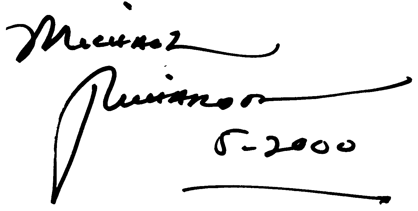 Michael Richards autograph facsimile