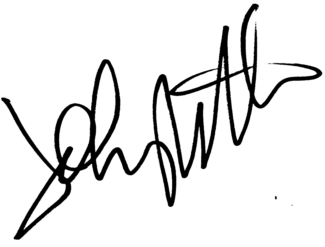 John Ritter autograph facsimile