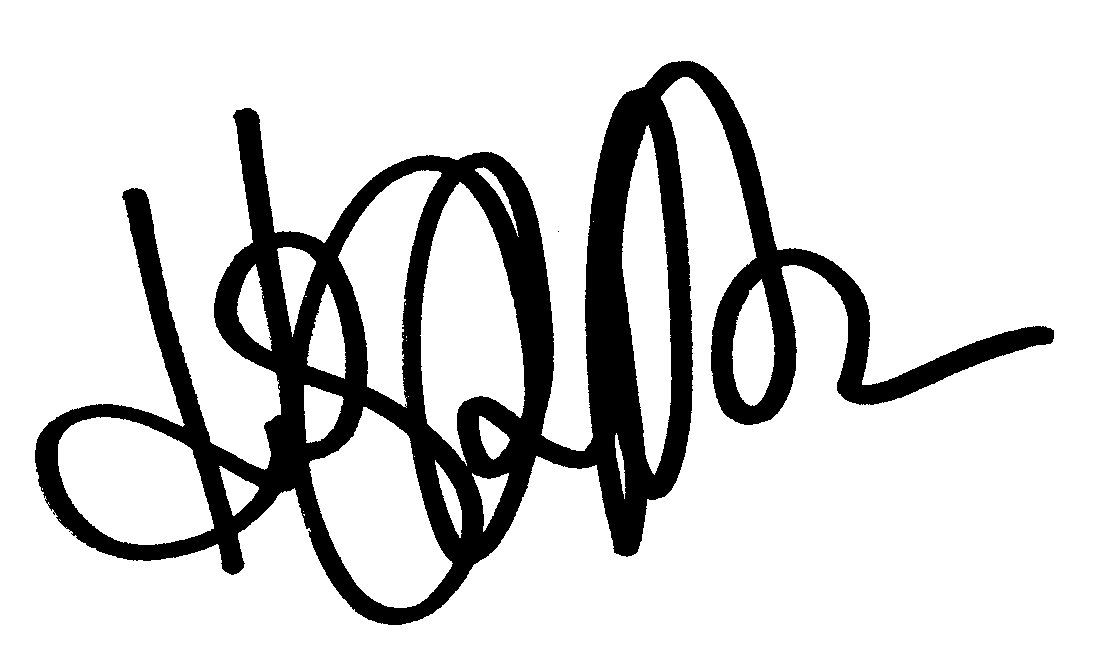 Holly Robinson autograph facsimile