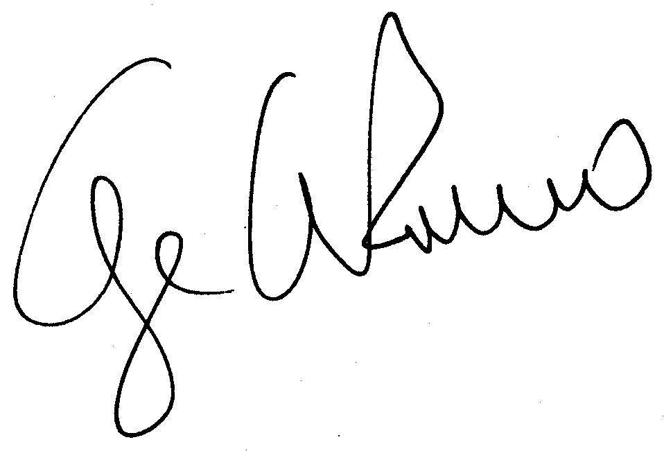 George Romero autograph facsimile