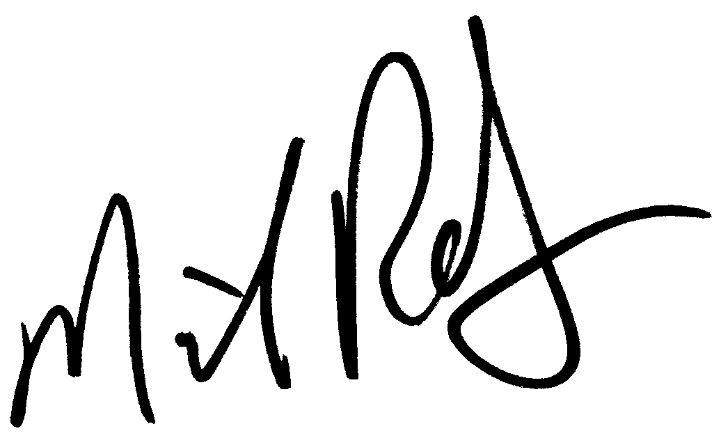 Michael Rosenbaum autograph facsimile