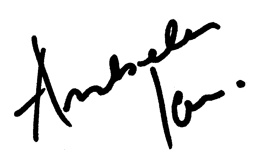 Annabella Sciorra autograph facsimile