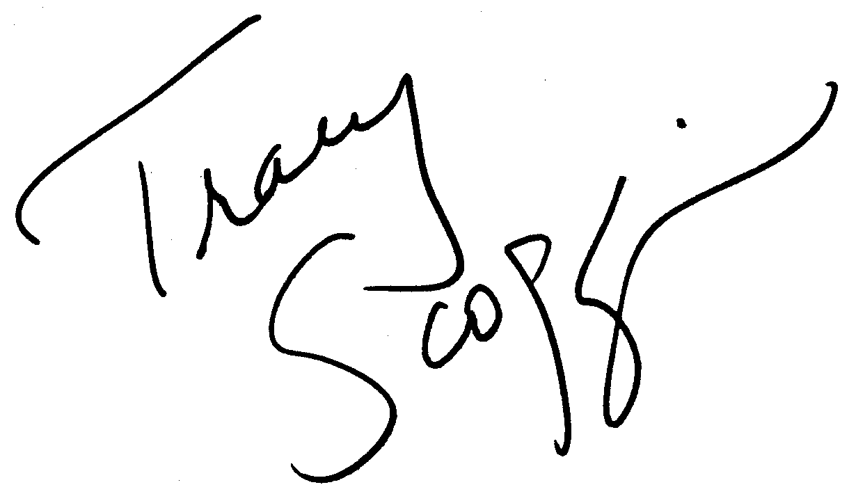 Tracy Scoggins autograph facsimile
