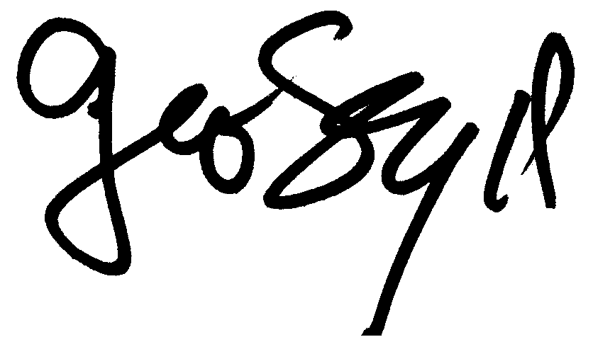 George Segal autograph facsimile