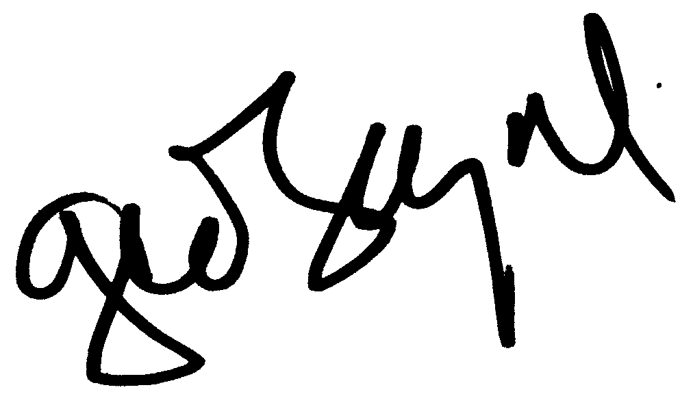 George Segal autograph facsimile