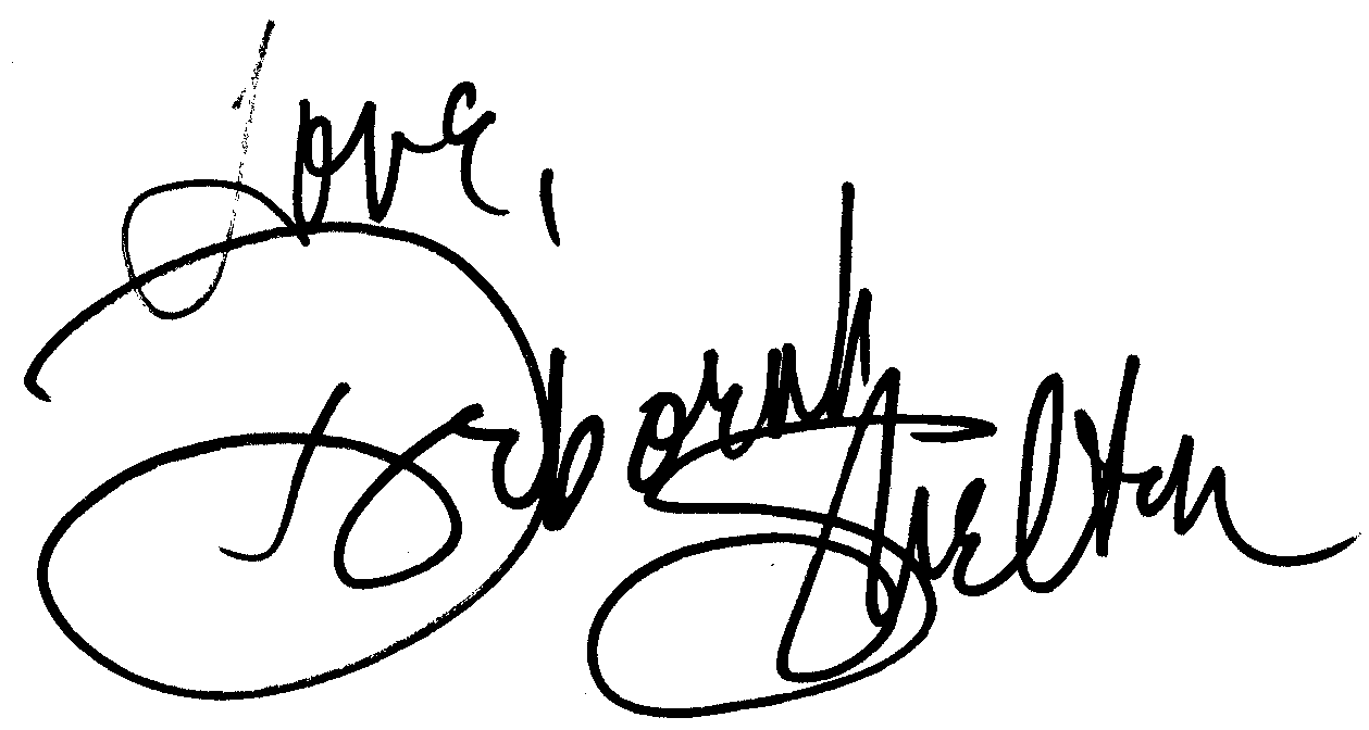 Deborah Shelton autograph facsimile