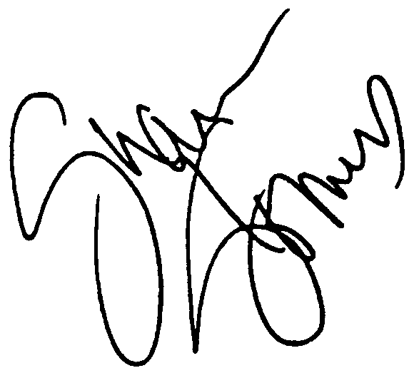 Suzanne Somers autograph facsimile