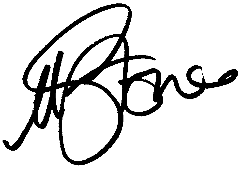 Matt Stone autograph facsimile