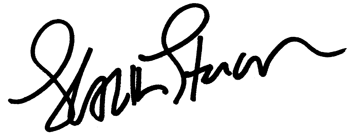 Gloria Stuart autograph facsimile
