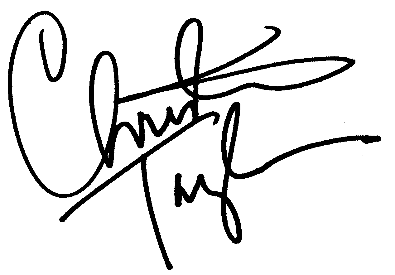 Christine Taylor autograph facsimile