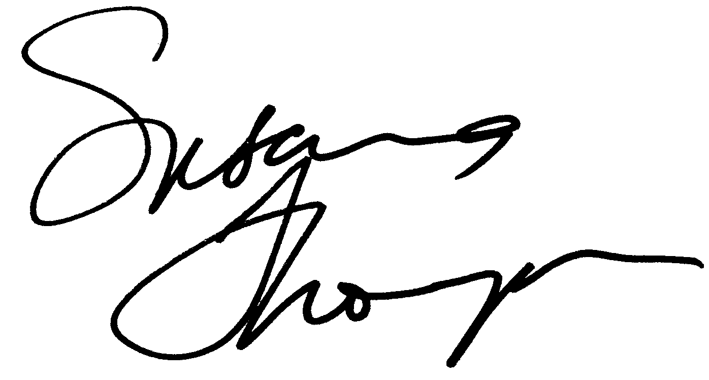 Susanna Thompson autograph facsimile