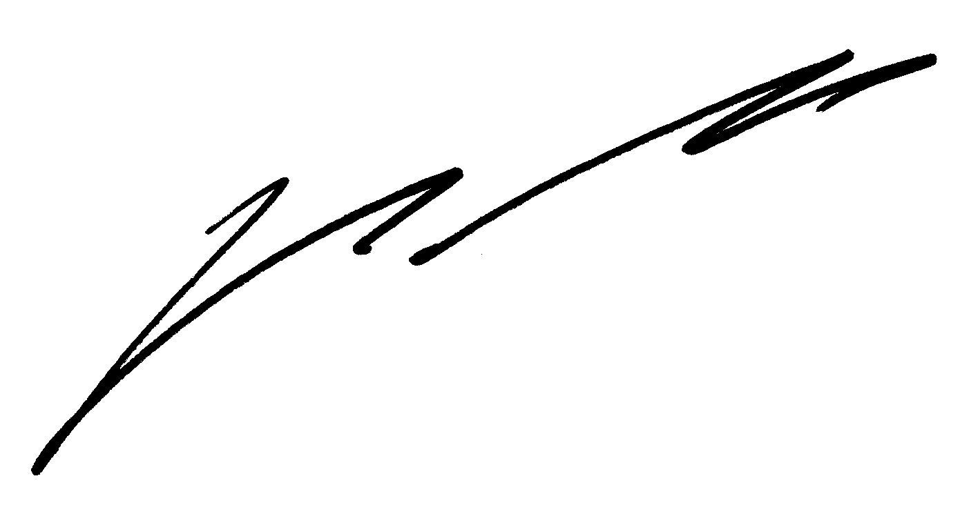 John Travolta autograph facsimile