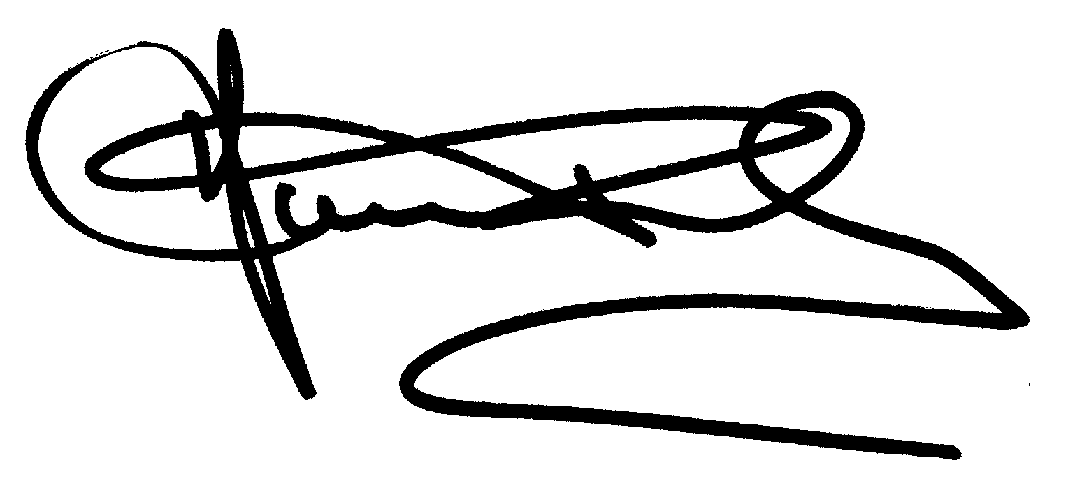 Yanic Treusdale autograph facsimile