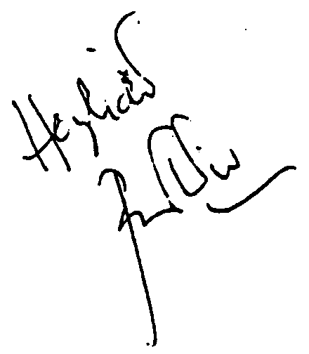 Peter Ustinov autograph facsimile