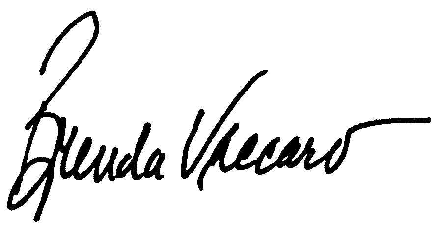 Brenda Vaccaro autograph facsimile