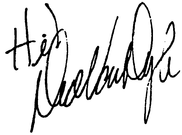 Dick Van Dyke autograph facsimile