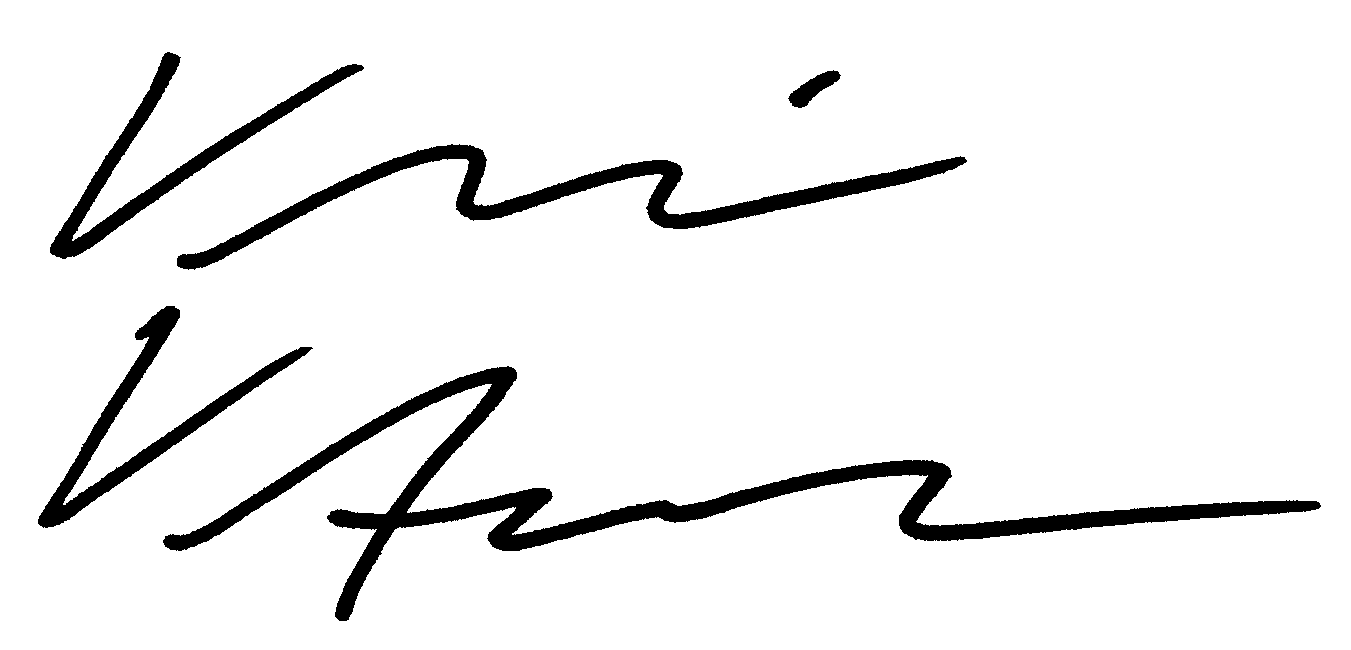 Vince Vaughn autograph facsimile