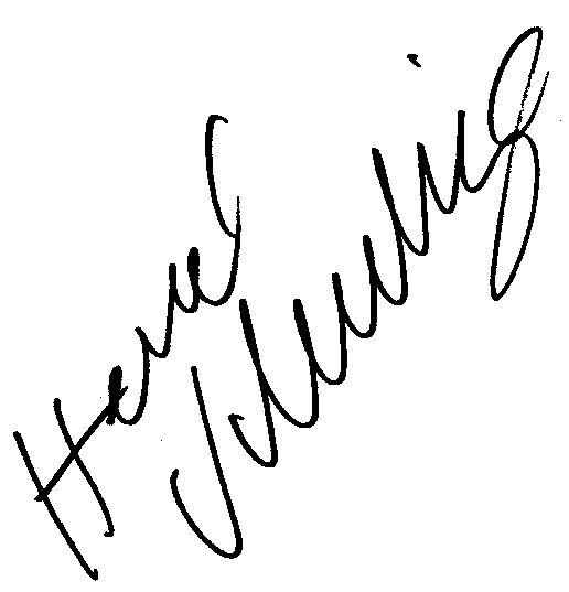Herve Villechaize autograph facsimile