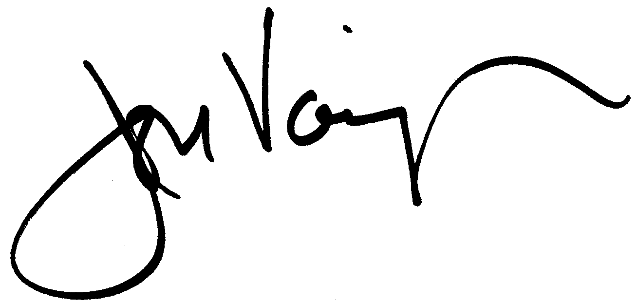 Jon Voight autograph facsimile