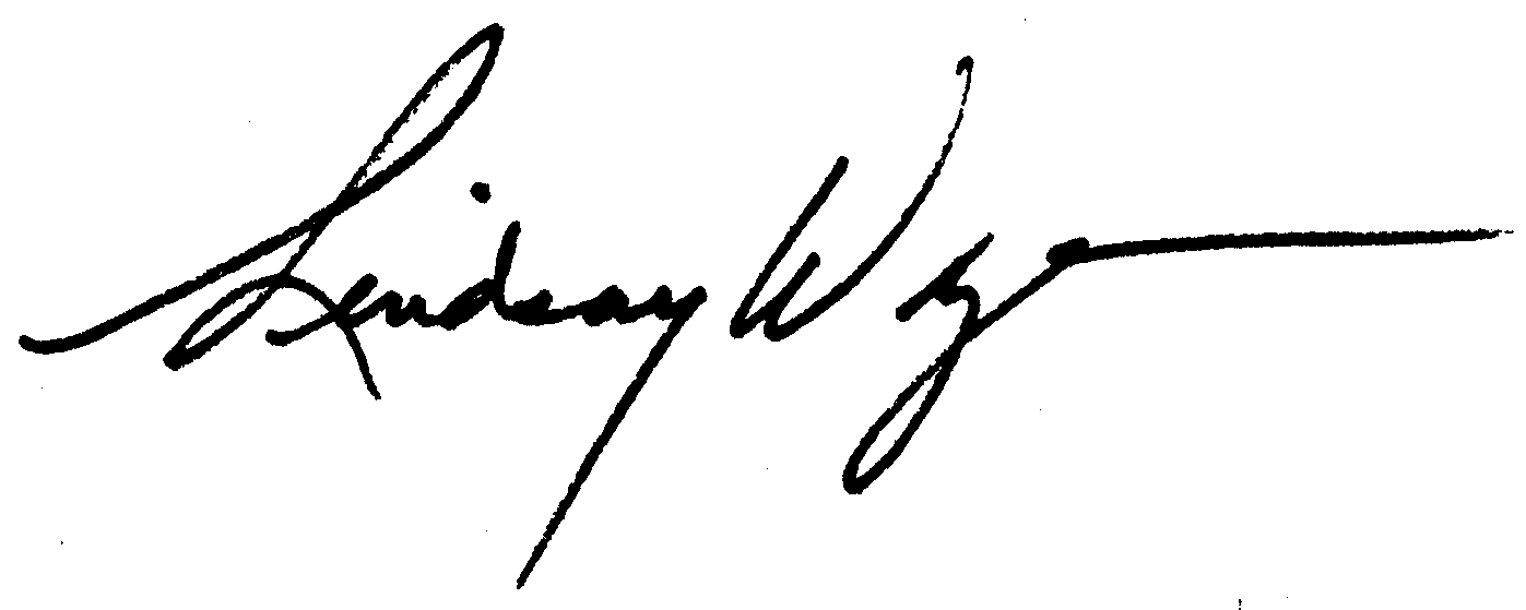 Lindsay Wagner autograph facsimile