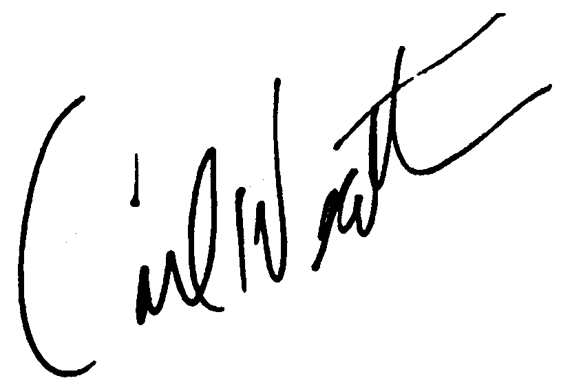 Carl Weathers autograph facsimile