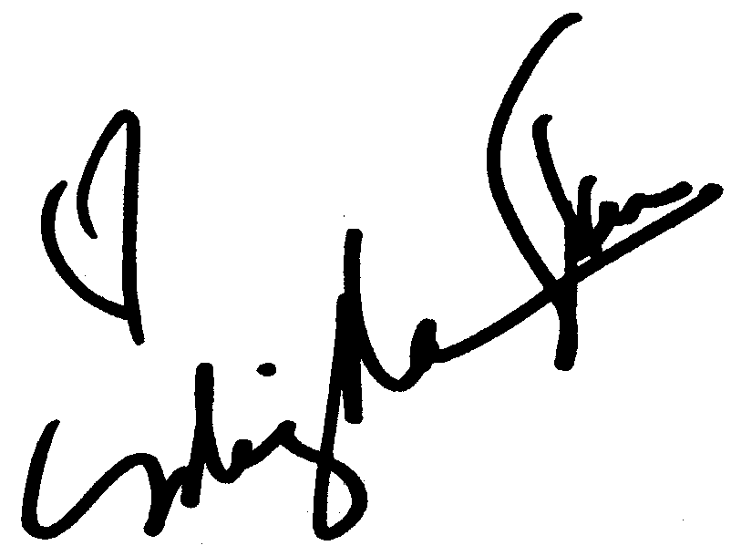 Ming Na Wen autograph facsimile