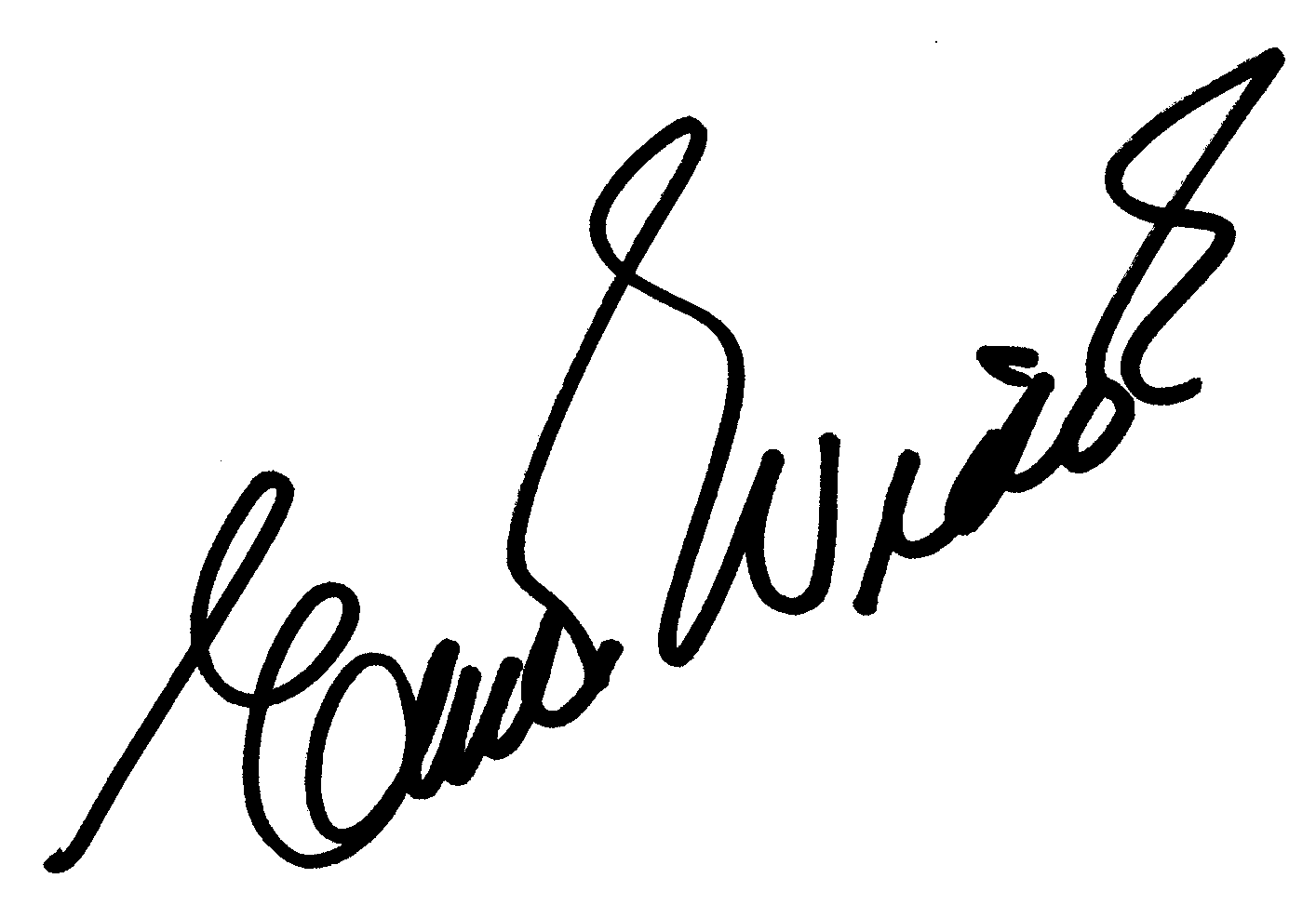 Esther Williams autograph facsimile