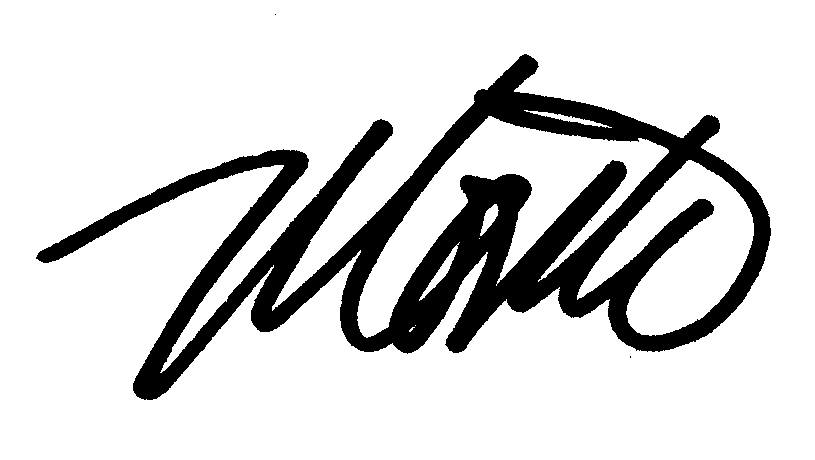 Montel Williams autograph facsimile