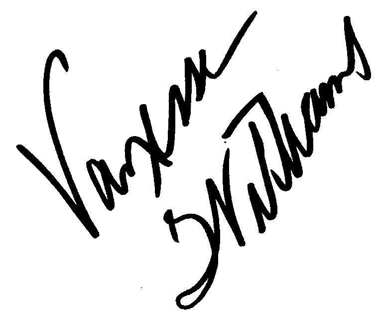 Vanessa Williams autograph facsimile