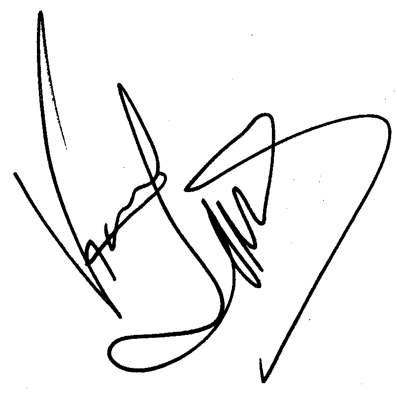 Vanessa Williams autograph facsimile